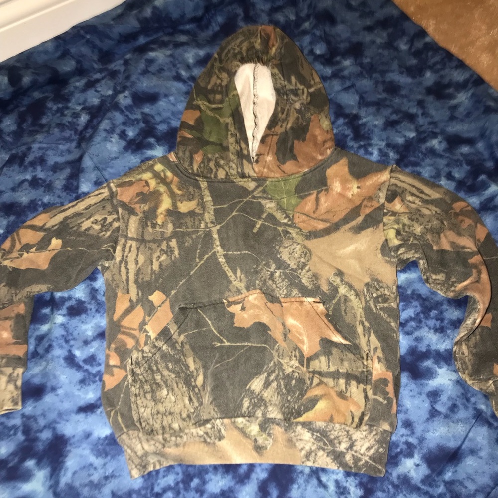 Kids Redhead Camo Hoodie, Size Small